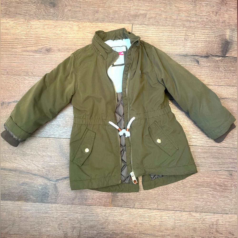 H&M 2-3y Green Winter Jacket